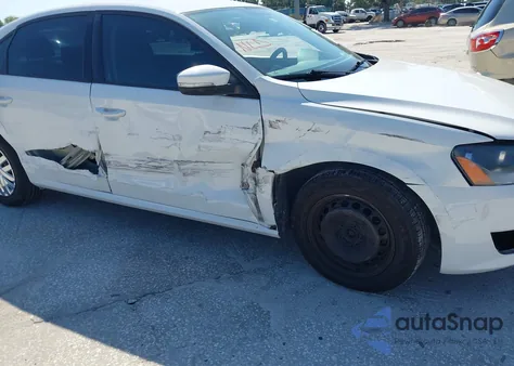 2015 Volkswagen Passat 1.8T S from USA, damaged, VIN 1VWAS7A33FC073416